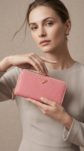 Pink Prada Wallet