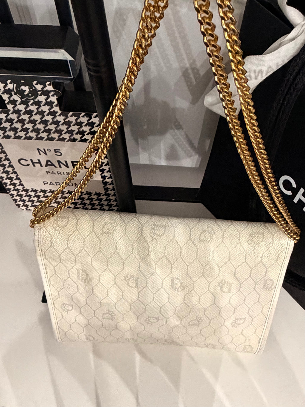 Dior PVC Chain Shoulder Bag