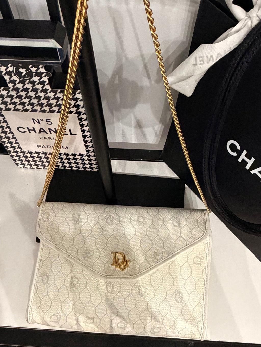 Dior PVC Chain Shoulder Bag