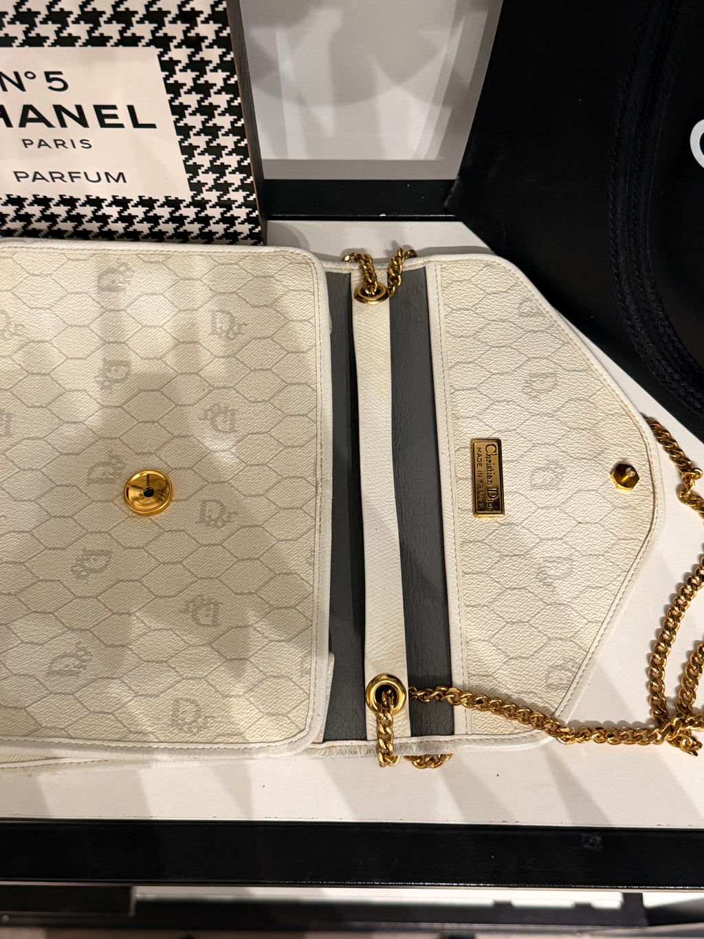 Dior PVC Chain Shoulder Bag
