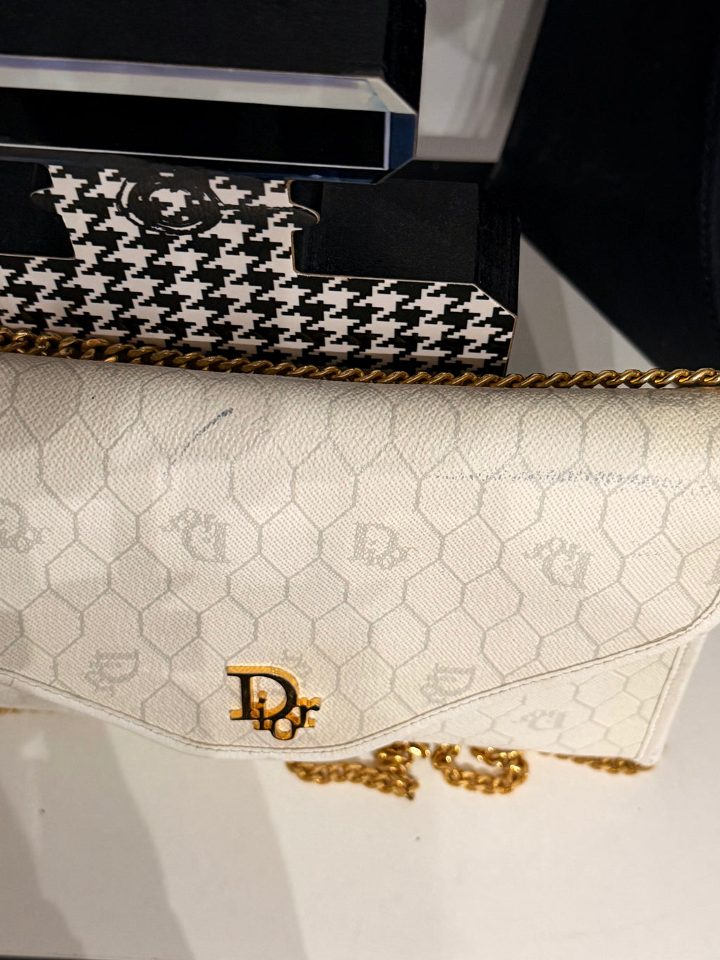 Dior PVC Chain Shoulder Bag