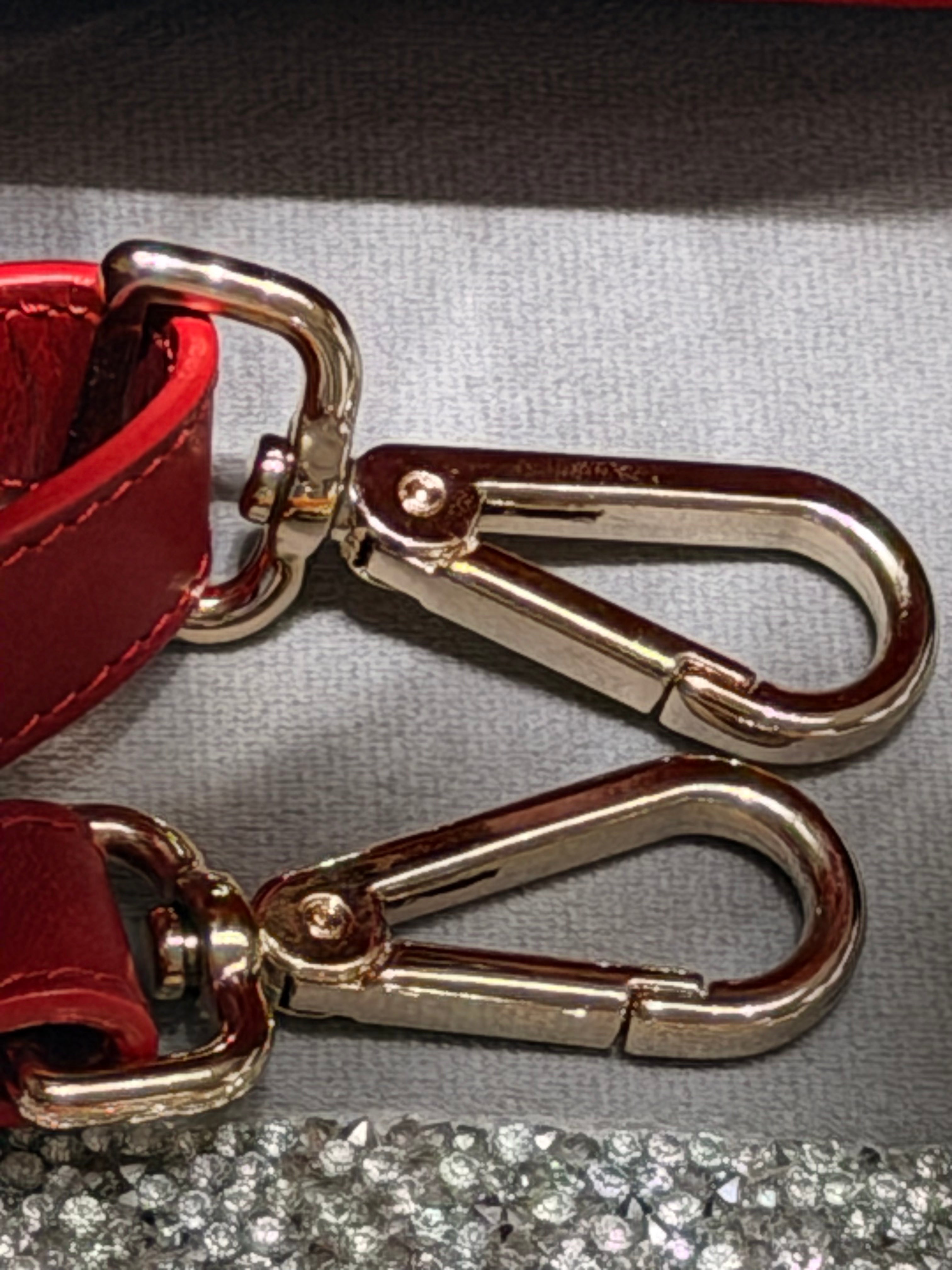 Jimmy Choo Suede & Leather Mini Tote Bag – Red