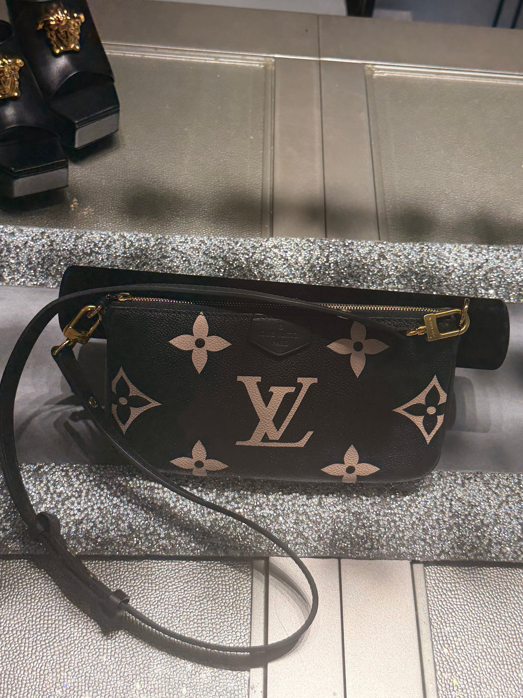 Louis Vuitton Monogram Empreinte Multi-Pouch Crossbody Set – Black/Bicolor