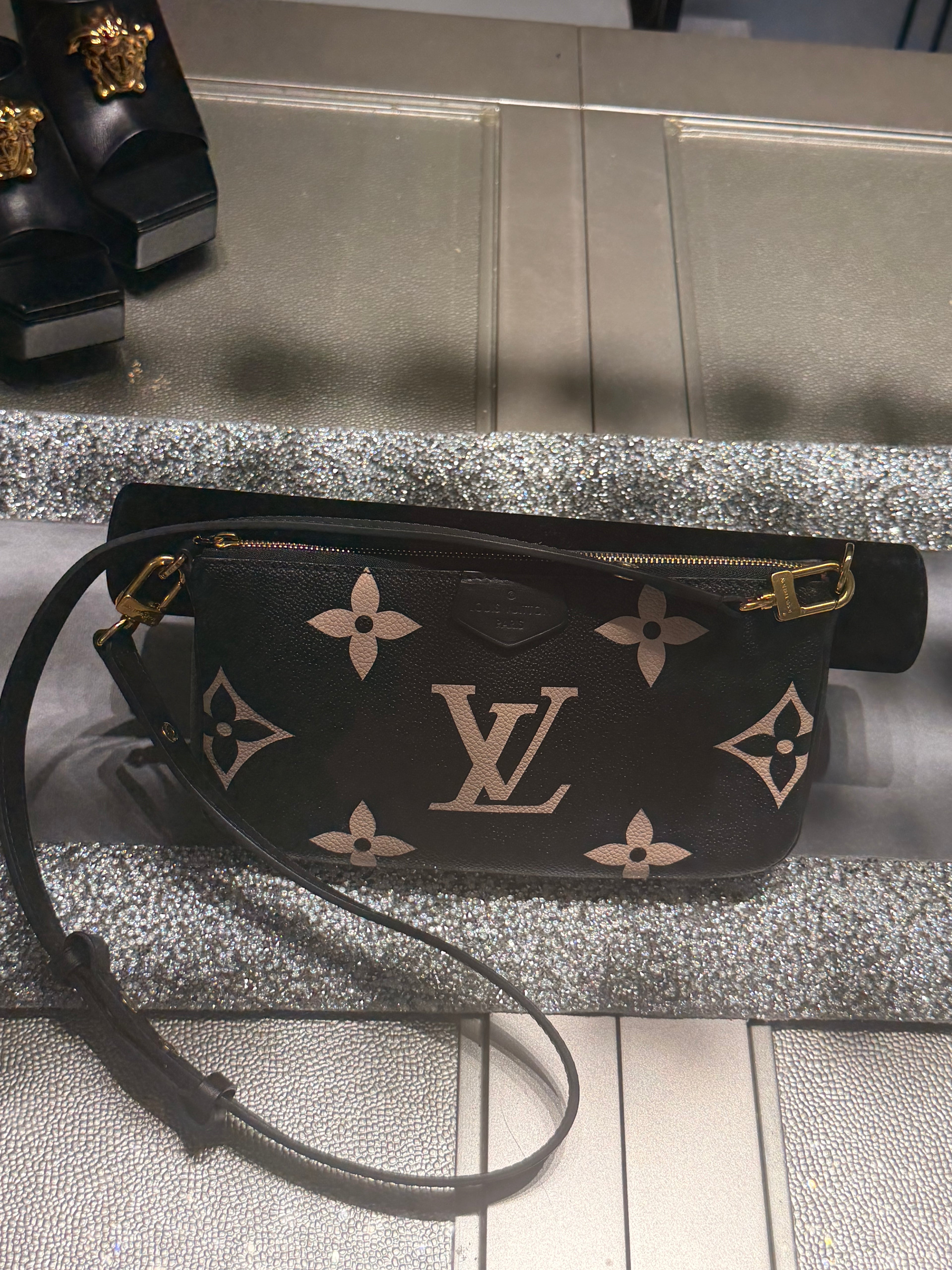 Louis Vuitton Monogram Empreinte Multi-Pouch Crossbody Set – Black/Bicolor