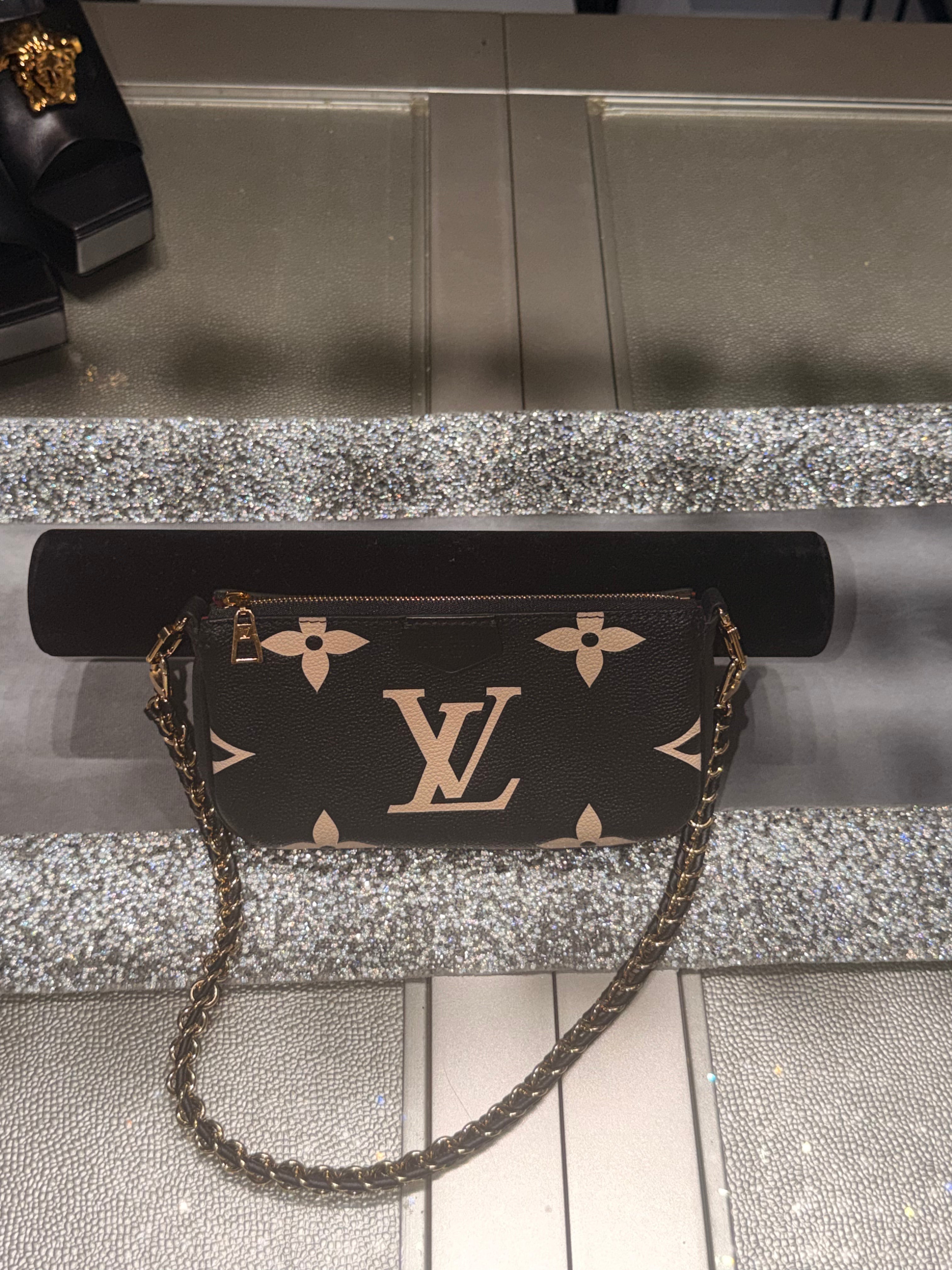 Louis Vuitton Monogram Empreinte Multi-Pouch Crossbody Set – Black/Bicolor