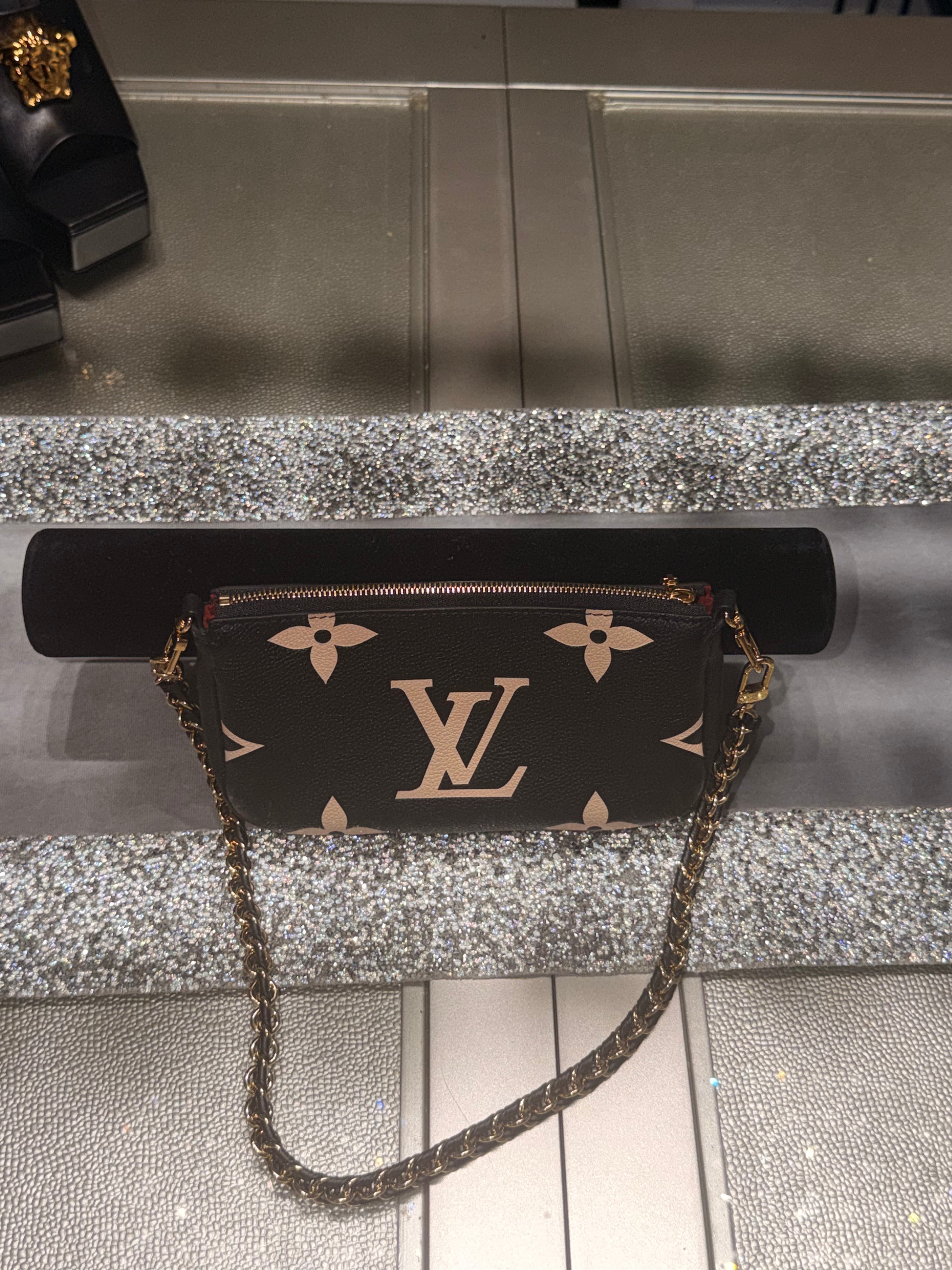 Louis Vuitton Monogram Empreinte Multi-Pouch Crossbody Set – Black/Bicolor