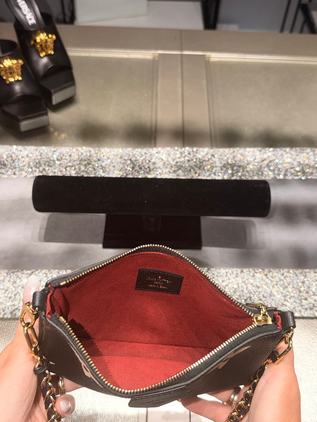 Louis Vuitton Monogram Empreinte Multi-Pouch Crossbody Set – Black/Bicolor