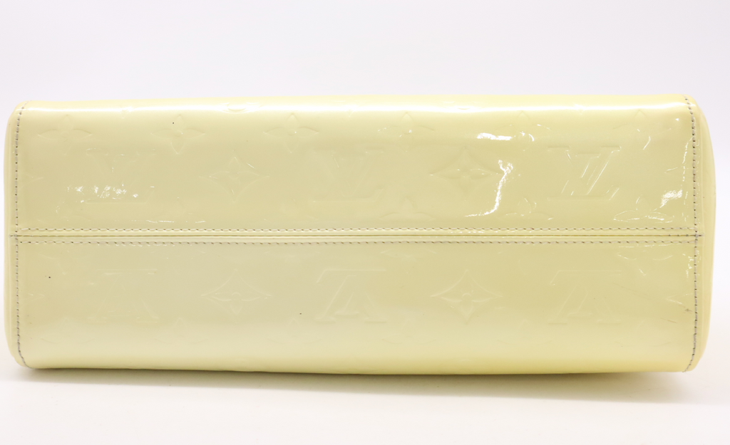 Louis Vuitton Maple Drive PM Pale Yellow Monogram Vernis Handbag