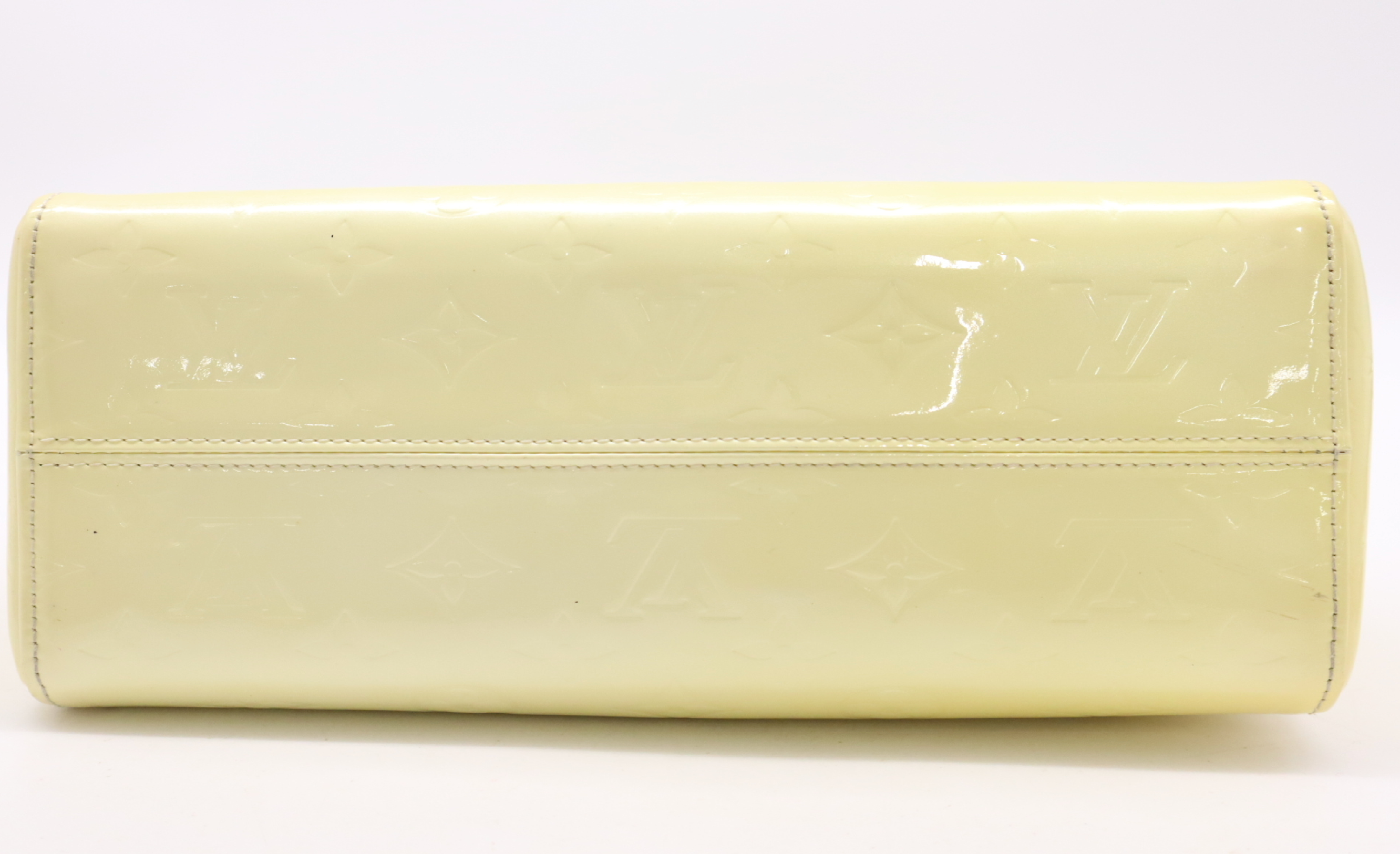 Louis Vuitton Maple Drive PM Pale Yellow Monogram Vernis Handbag