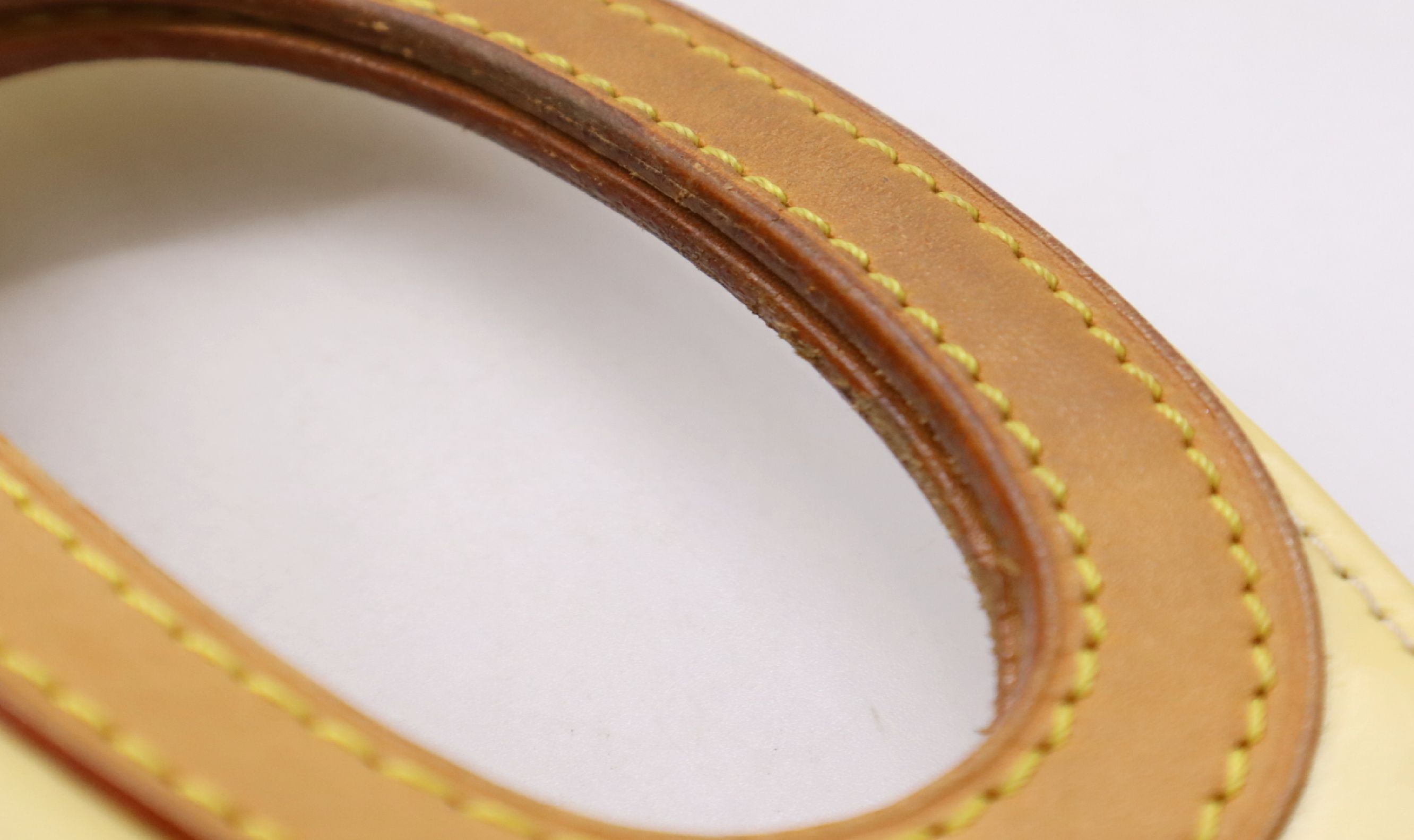 Louis Vuitton Maple Drive PM Pale Yellow Monogram Vernis Handbag