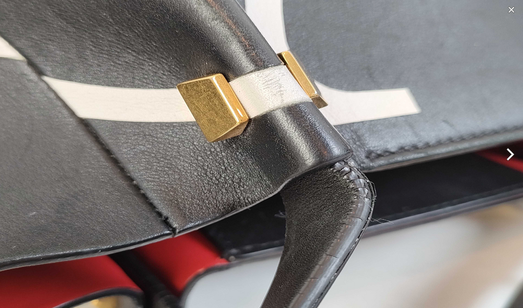 Valentino Garavani Go Logo Escape Black Leather Small Tote Bag