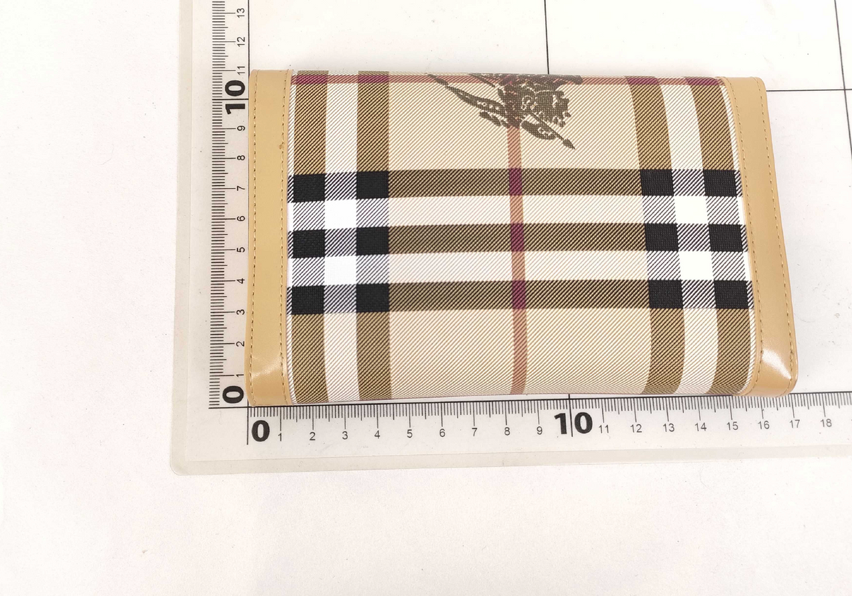 Burberry Nova Check Beige Continental Wallet Unused w/ Stickers