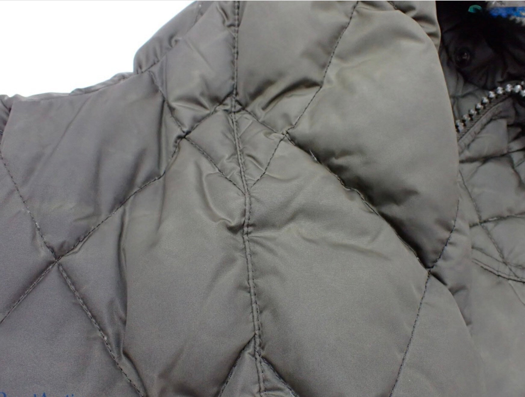 Moncler Men’s Size 4  Olive Green Quilted Down Puffer Jacket