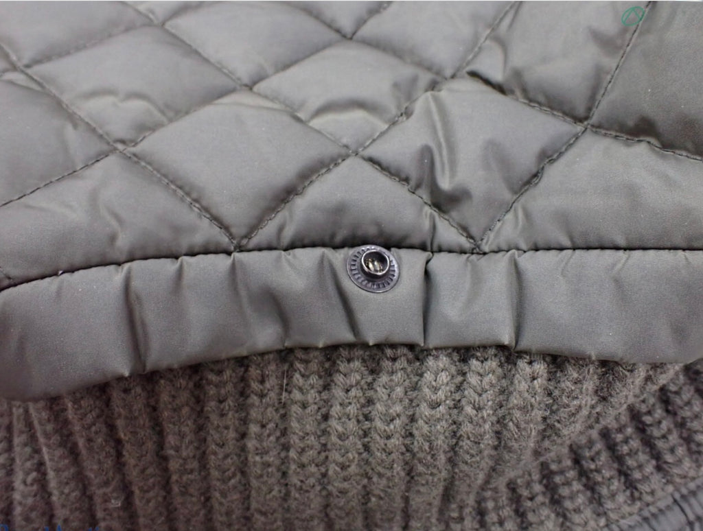 Moncler Men’s Size 4  Olive Green Quilted Down Puffer Jacket