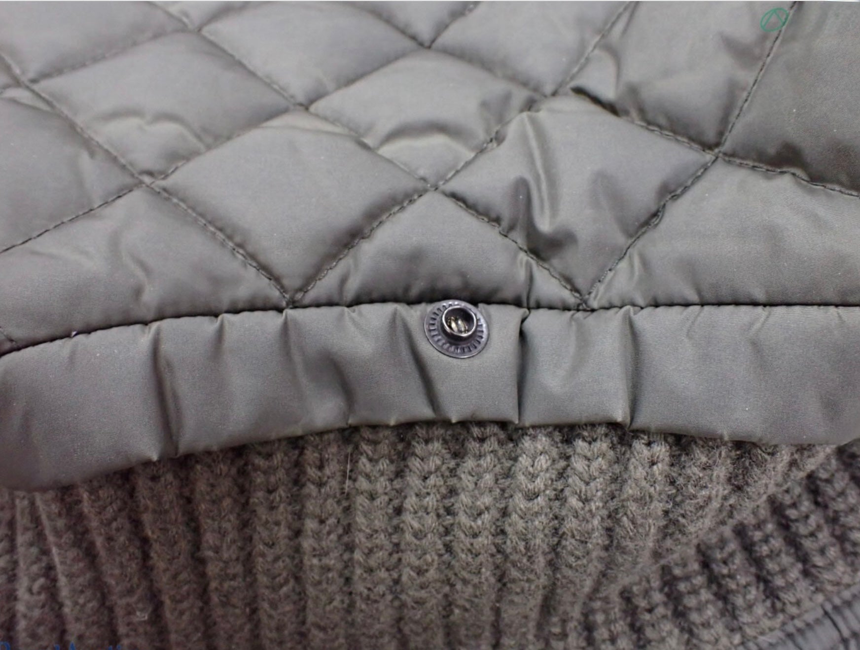 Moncler Men’s Size 4  Olive Green Quilted Down Puffer Jacket