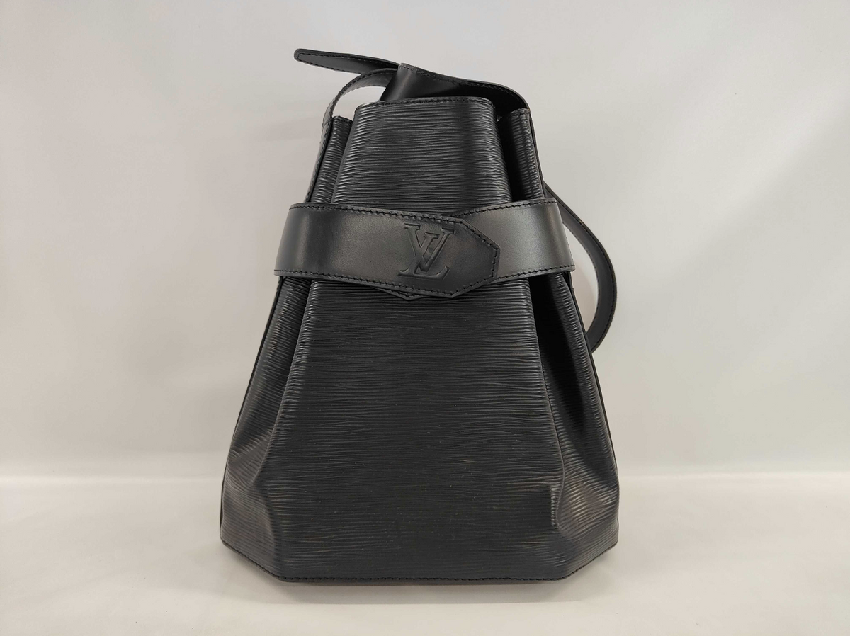 Louis Vuitton Vintage Black Epi Leather Sac d’Epaule Shoulder Bucket Bag