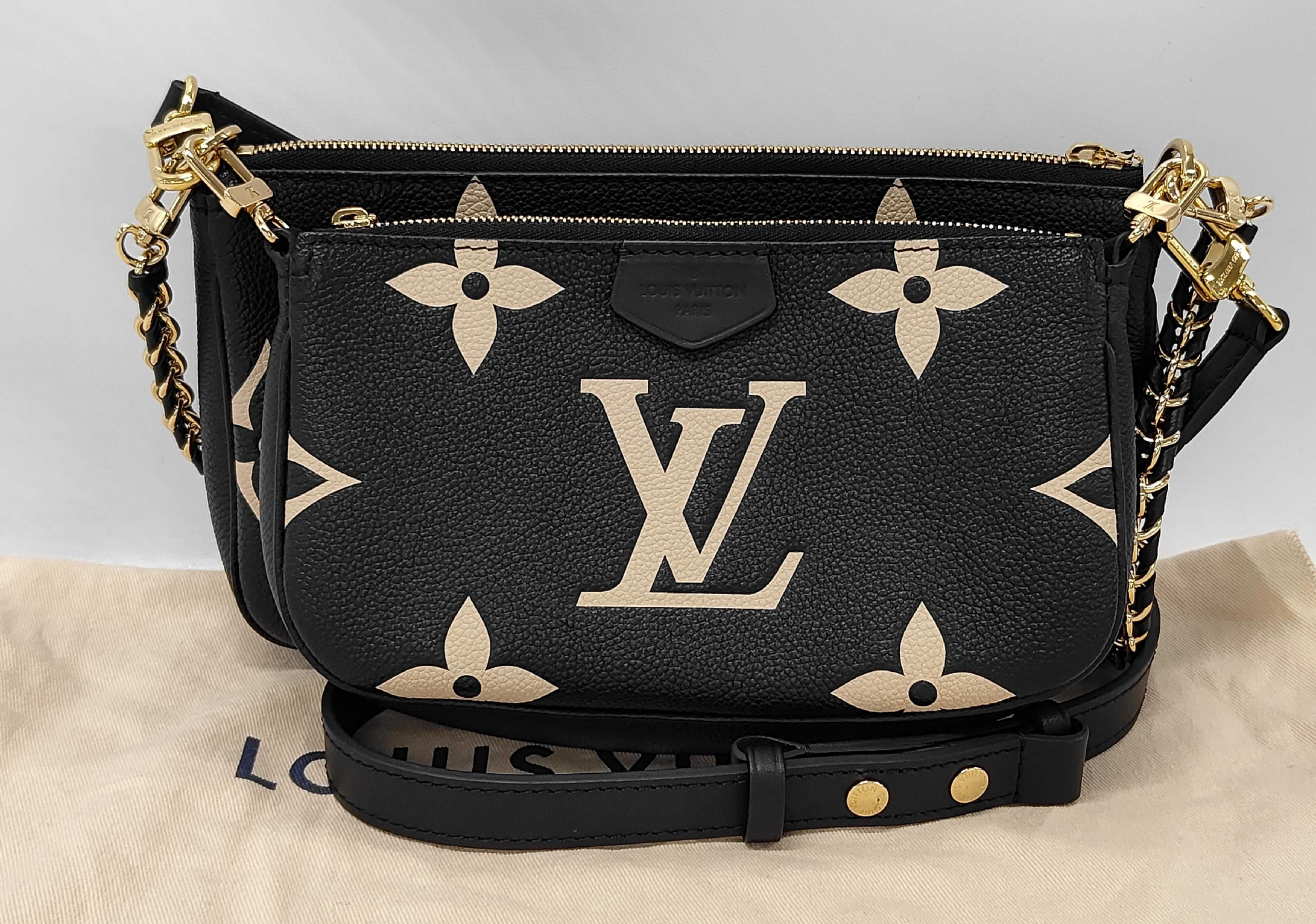 Louis Vuitton Monogram Empreinte Multi-Pouch Crossbody Set – Black/Bicolor