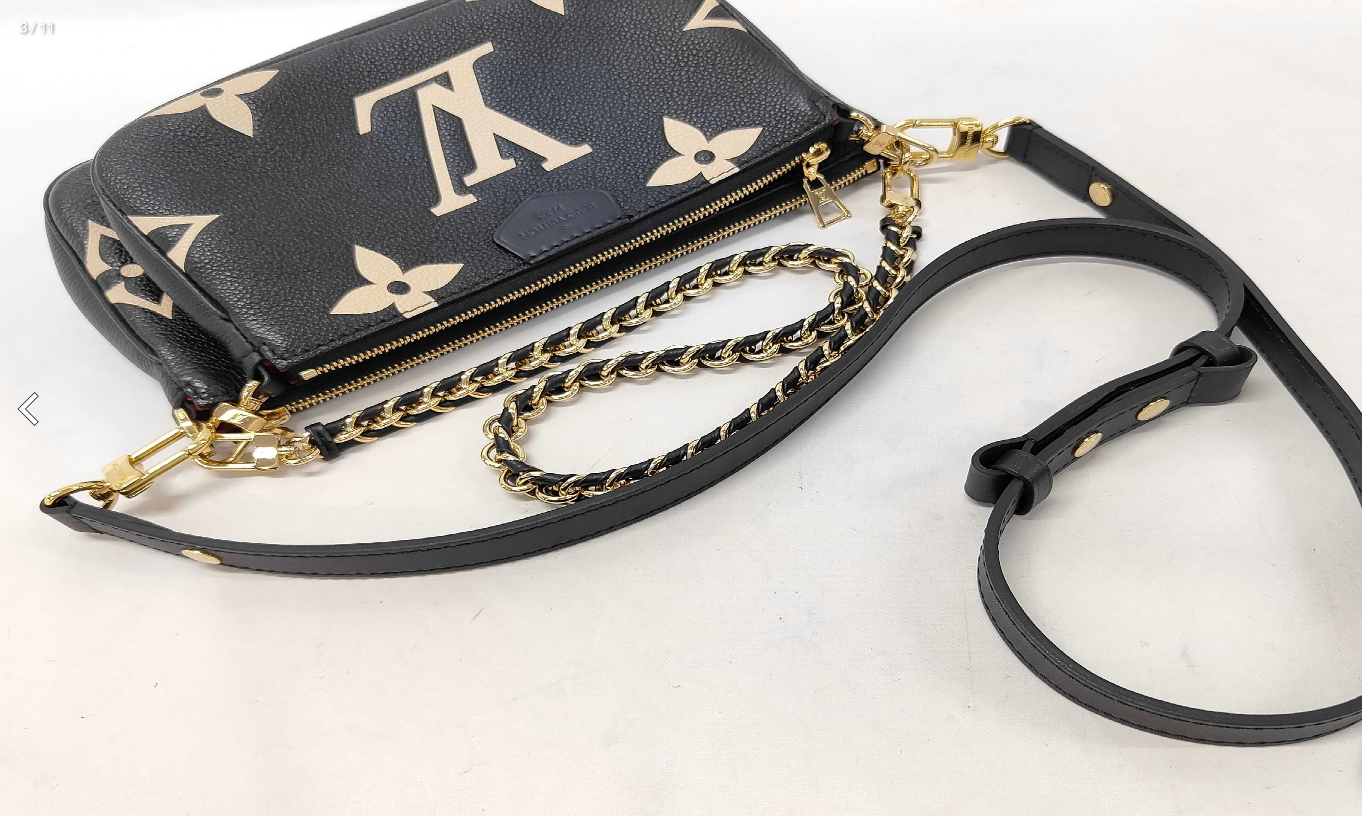 Louis Vuitton Monogram Empreinte Multi-Pouch Crossbody Set – Black/Bicolor