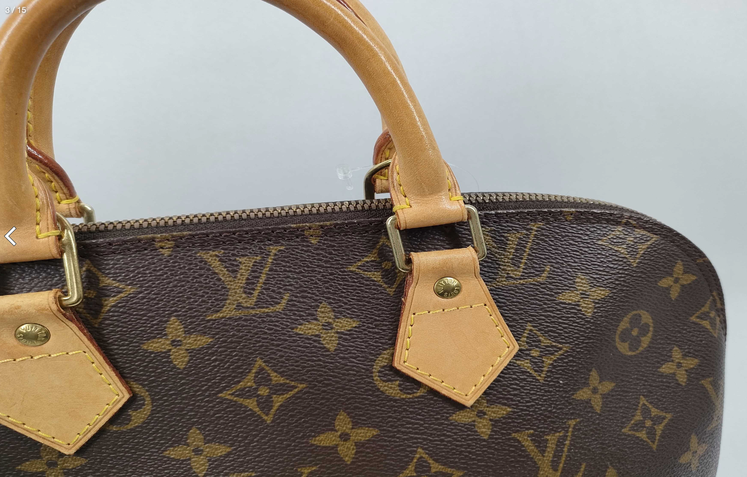 Louis Vuitton Alma PM Monogram Canvas Top Handle Bag