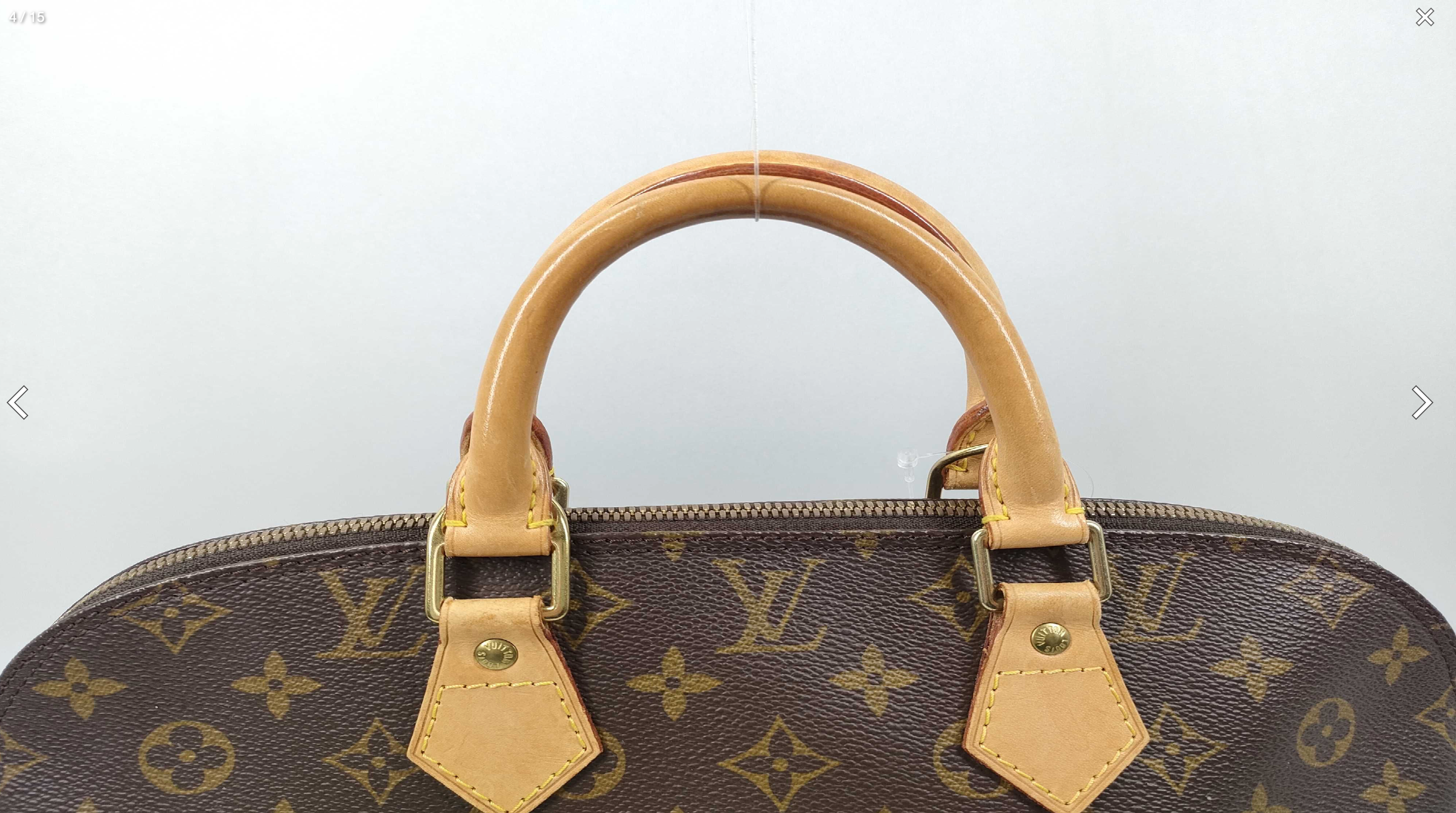 Louis Vuitton Alma PM Monogram Canvas Top Handle Bag