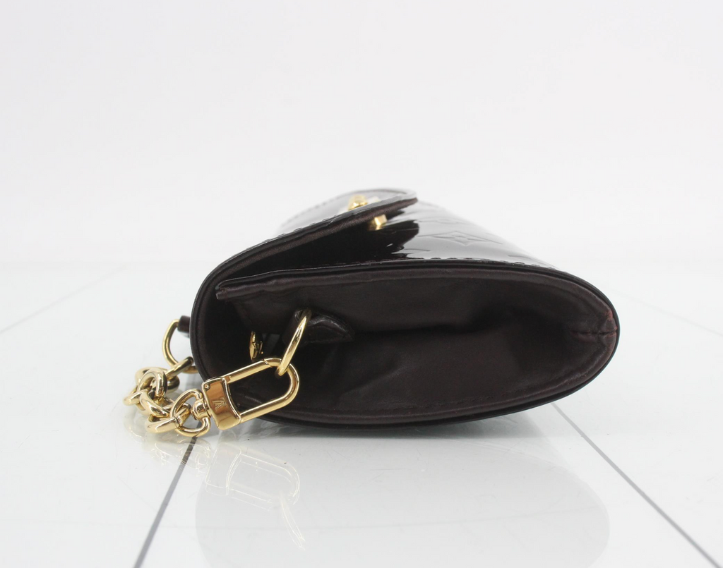 Louis Vuitton Sunset Boulevard Monogram Vernis Shoulder Bag Clutch – Amarante