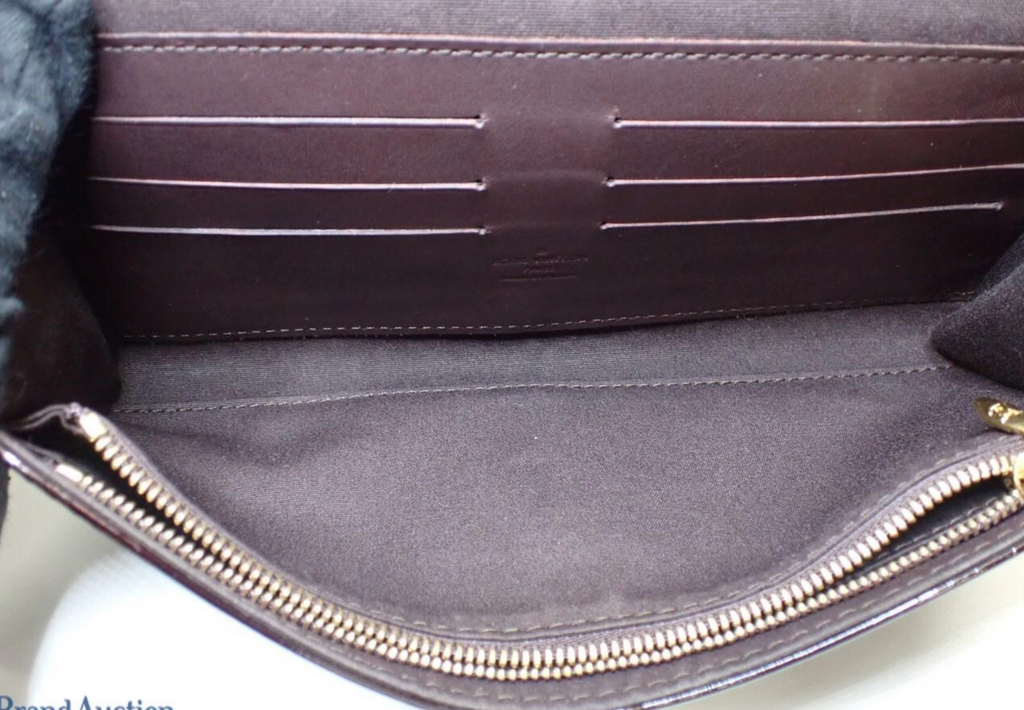 Louis Vuitton Sunset Boulevard Monogram Vernis Shoulder Bag Clutch – Amarante