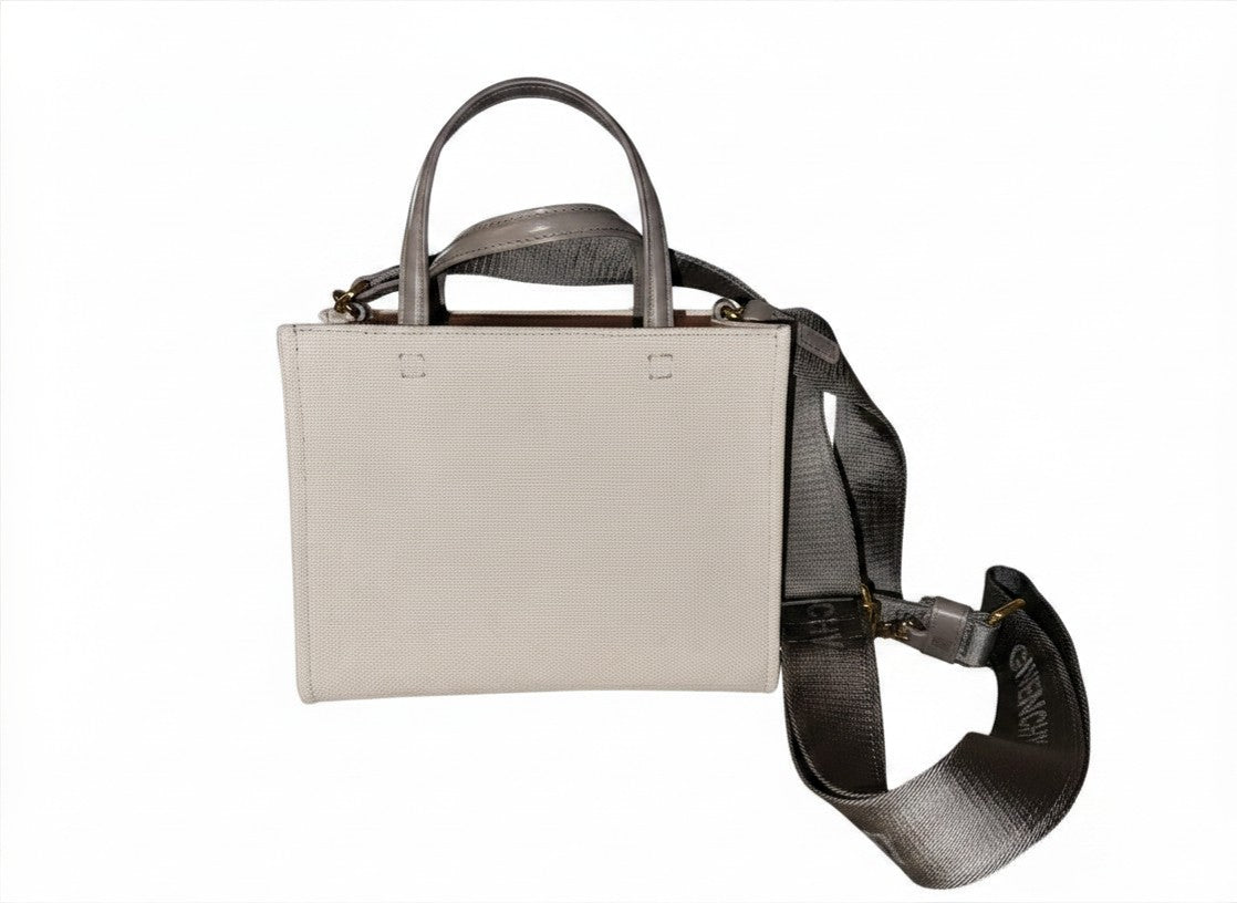Givenchy  Mini G Tote Shopping Bag In Canvas
