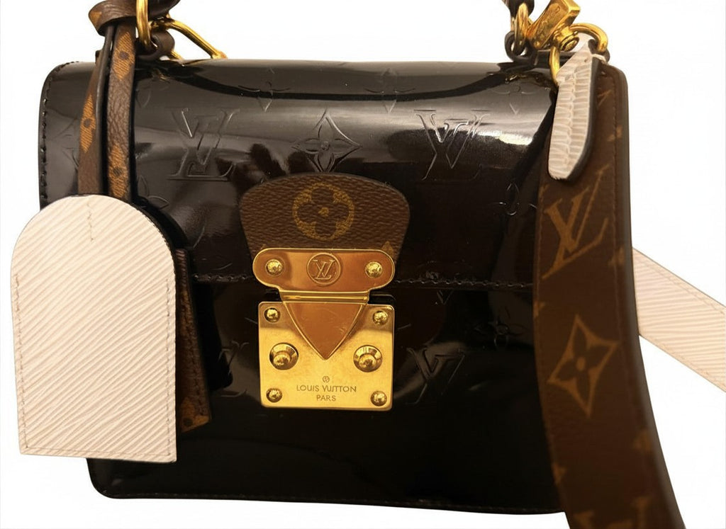 LV BLACK VERNIS MONOGRAM
