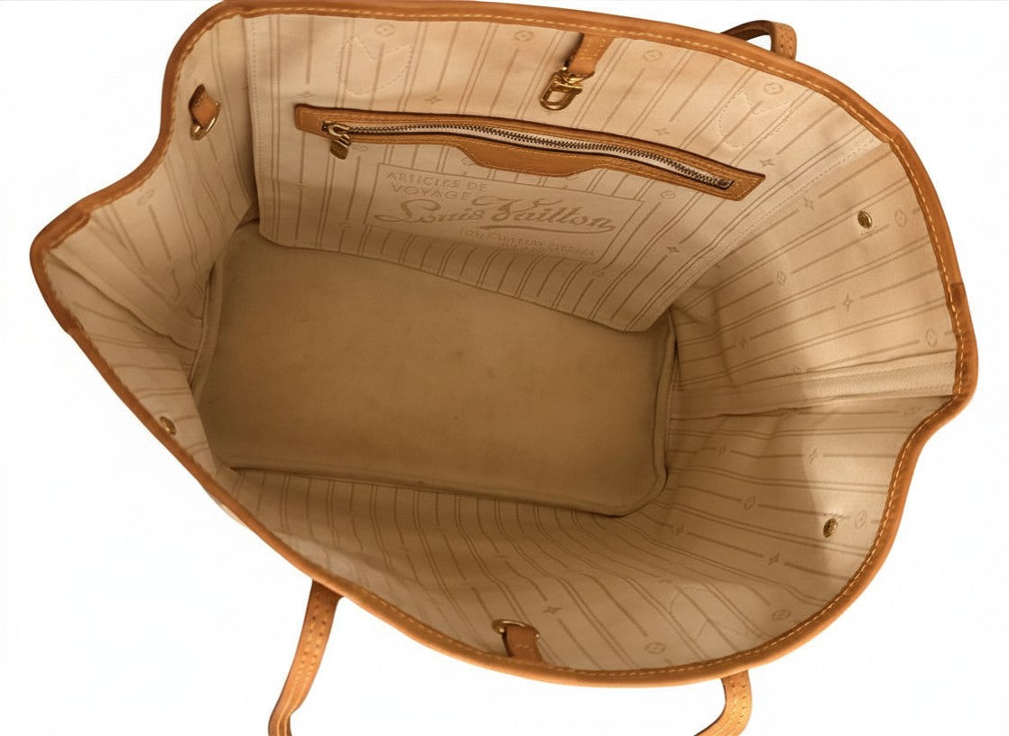 Louis Vuitton NEVERFULL MM Damier Azur
