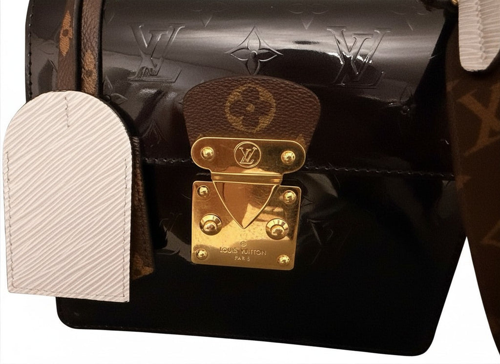 LV BLACK VERNIS MONOGRAM