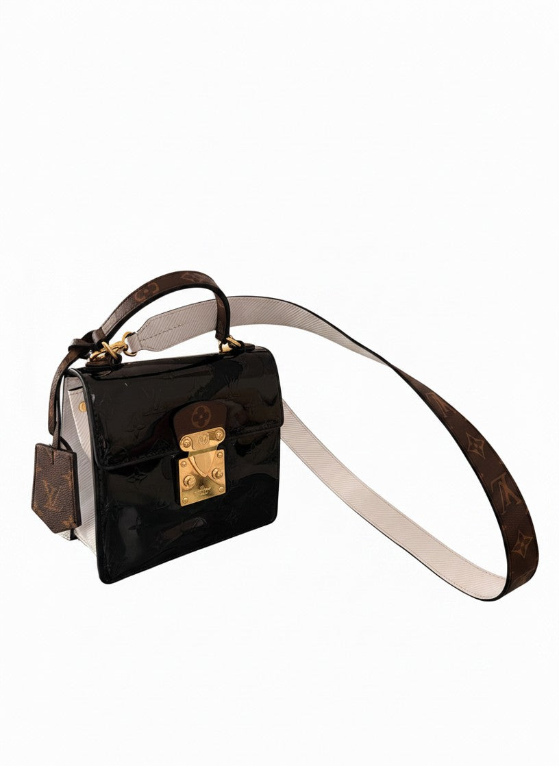 LV BLACK VERNIS MONOGRAM