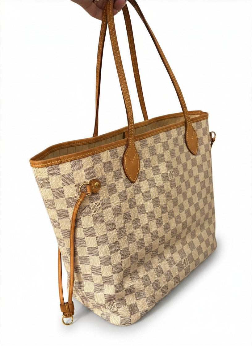 Louis Vuitton NEVERFULL MM Damier Azur
