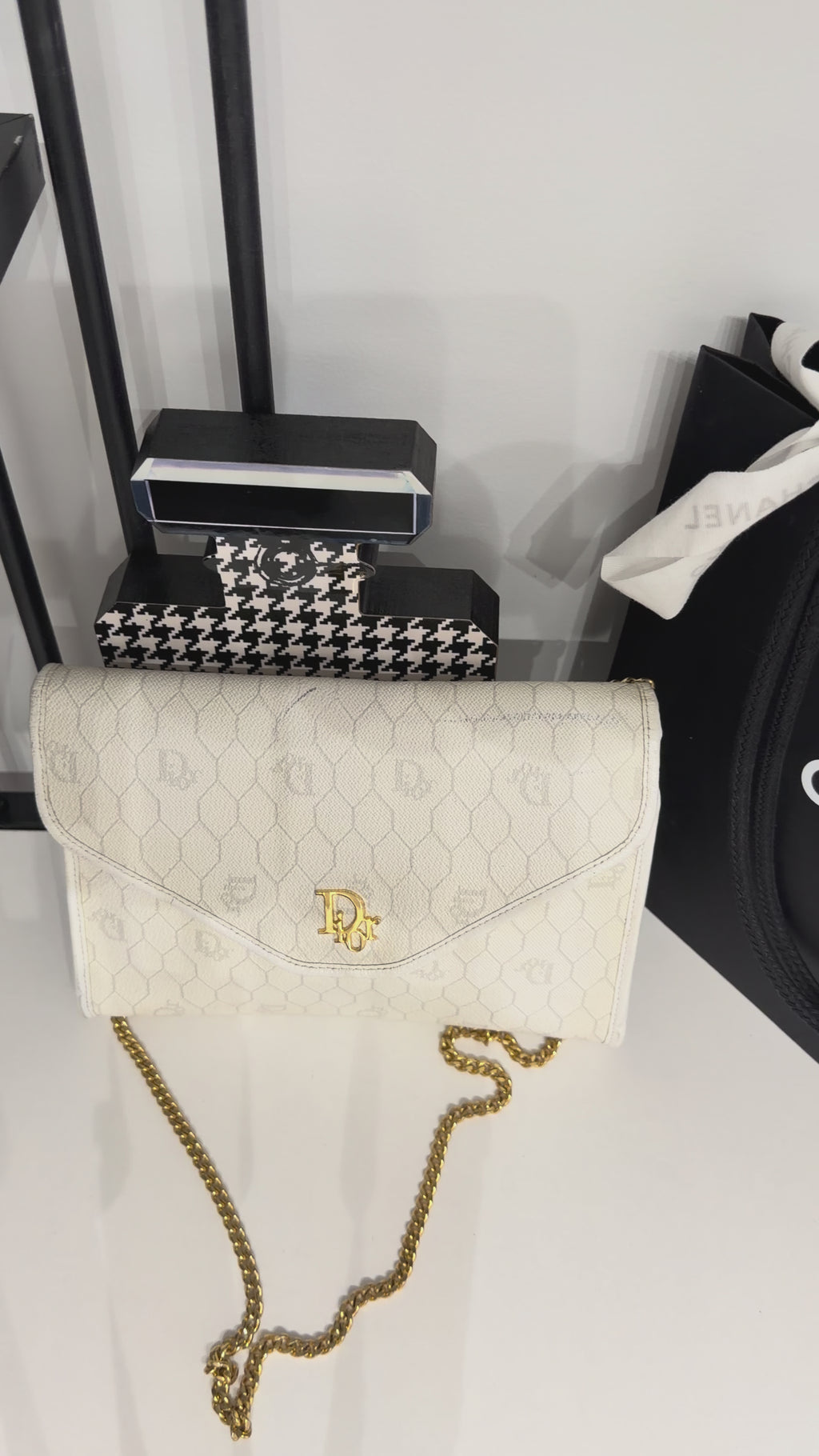Dior PVC Chain Shoulder Bag