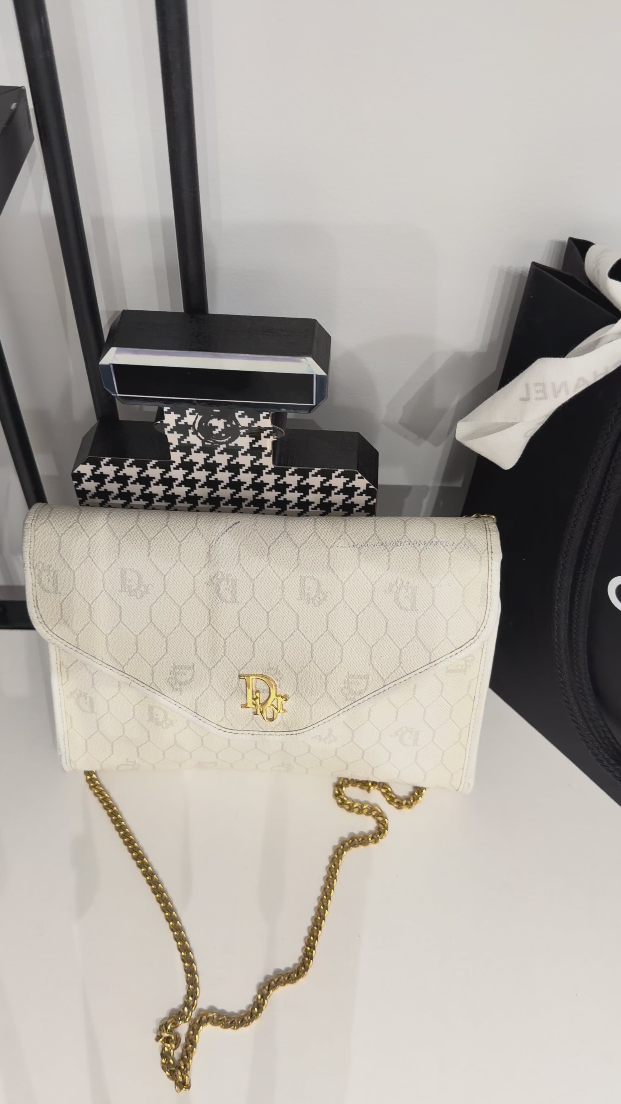 Dior PVC Chain Shoulder Bag
