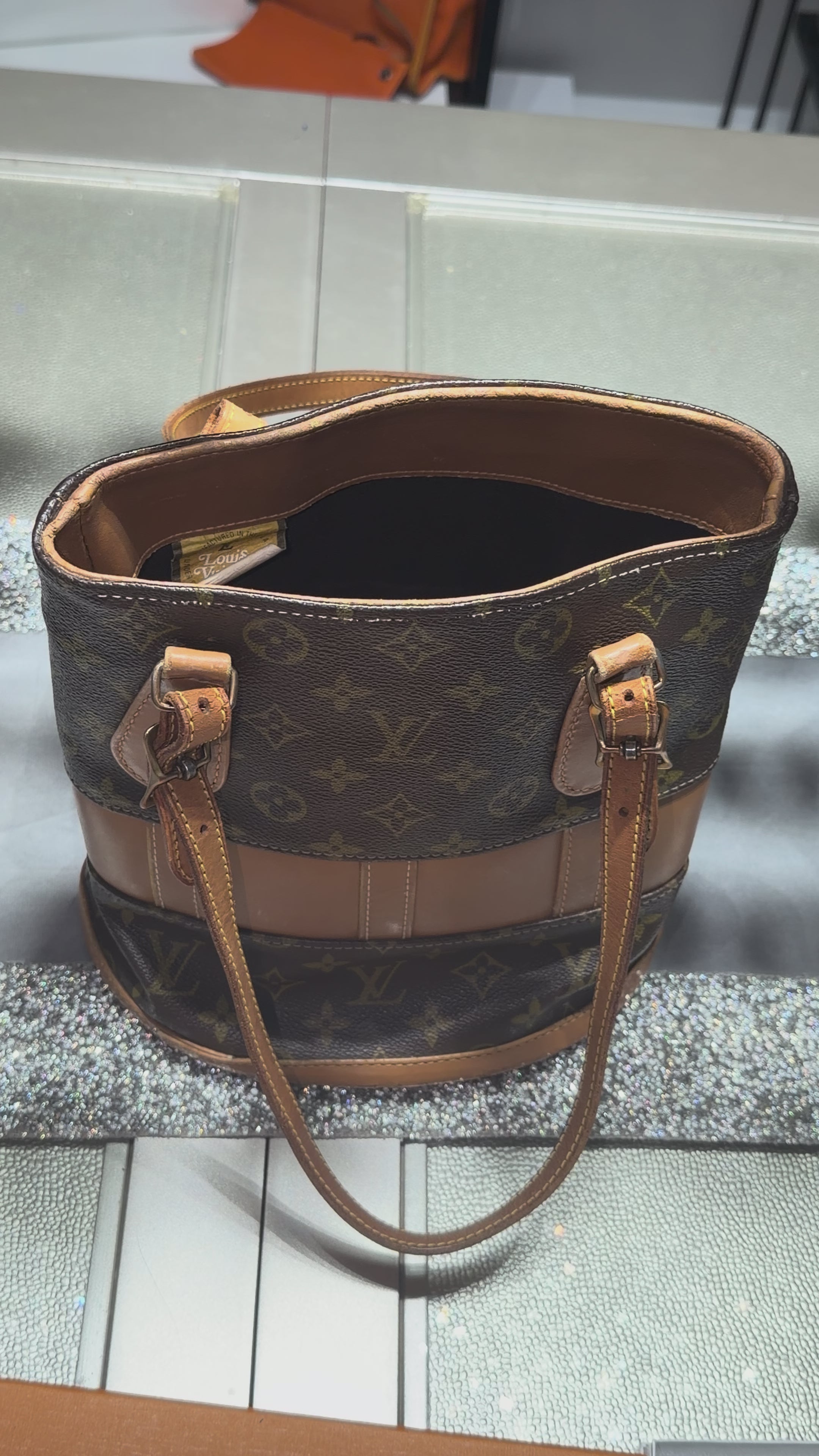 Vintage Louis Vuitton Monogram Bucket-Style Tote